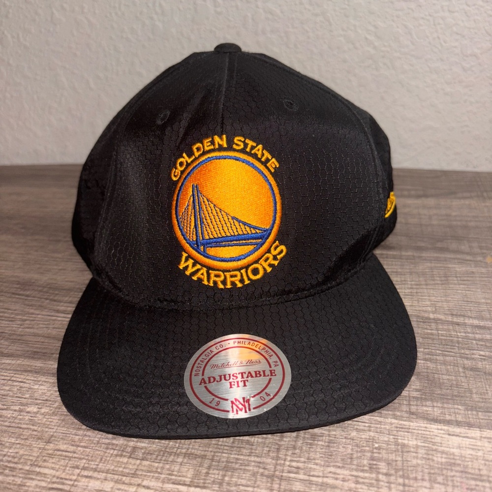 Golden State Warriors Snapback Hat Mitchell & Ness Adjustable NBA
